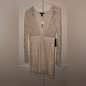 White Forever 21 Lacy Dress